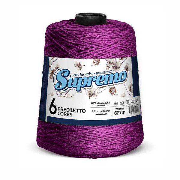 Fio Linha Barbante Prediletto Supremo Nº 6 - Cone com 600g - 112