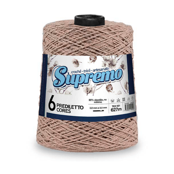 Fio Linha Barbante Prediletto Supremo Nº 6 - Cone com 600g - 75