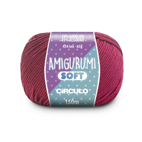 Fio Linha Amigurumi Soft Círculo 65g - 3146 - Desejo