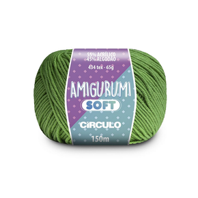 Fio Linha Amigurumi Soft Círculo 65g - 5069 - Samambaia
