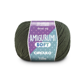 Fio Linha Amigurumi Soft Círculo 65g - 5442 - Natureza
