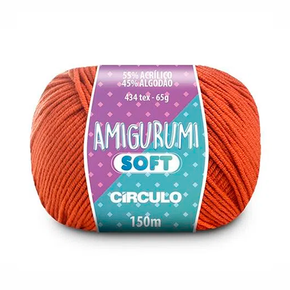 洋楽 KNIT WIT - DA KROW Fio Linha Amigurumi Soft Círculo 65g - 7069 – Mostarda