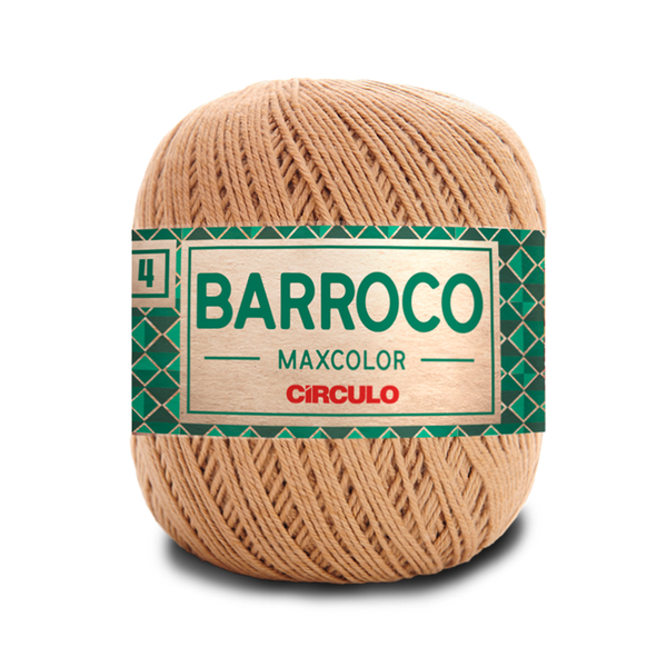 Fio Linha Barroco Maxcolor - no. 4 - 200g - 7625 - Castanha
