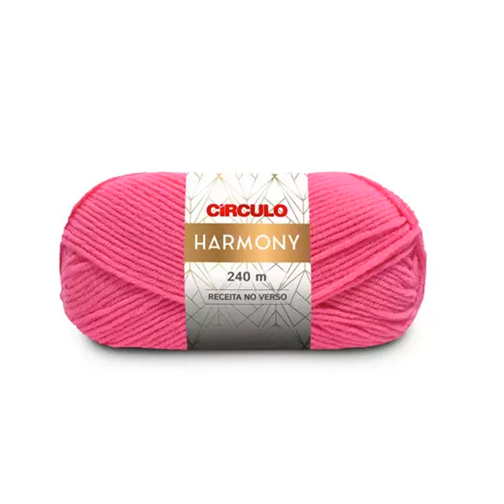 Fio Lã Harmony Circulo 100g 3182 Pitaya
