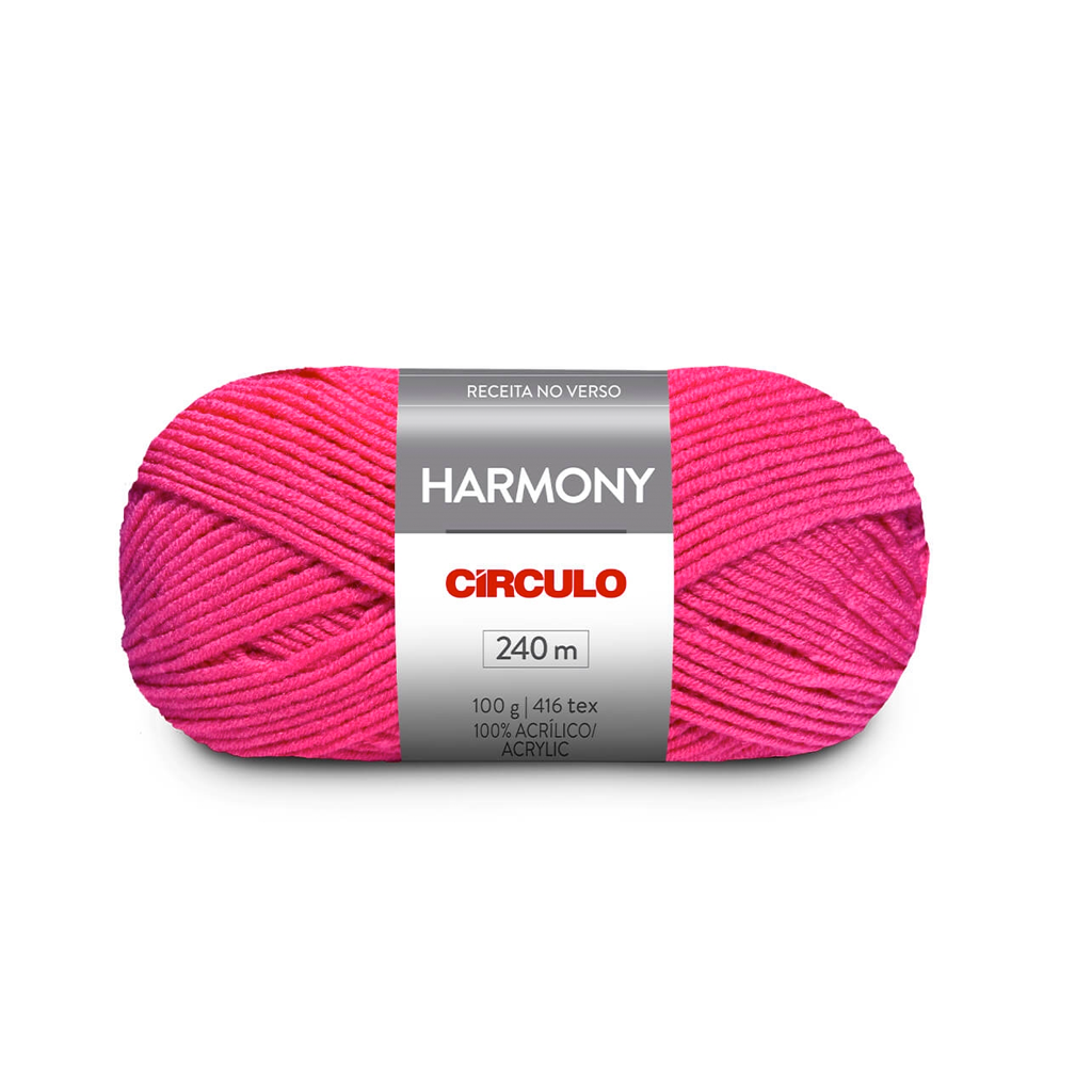 Fio Lã Harmony Circulo 100g 3334 Tulipa