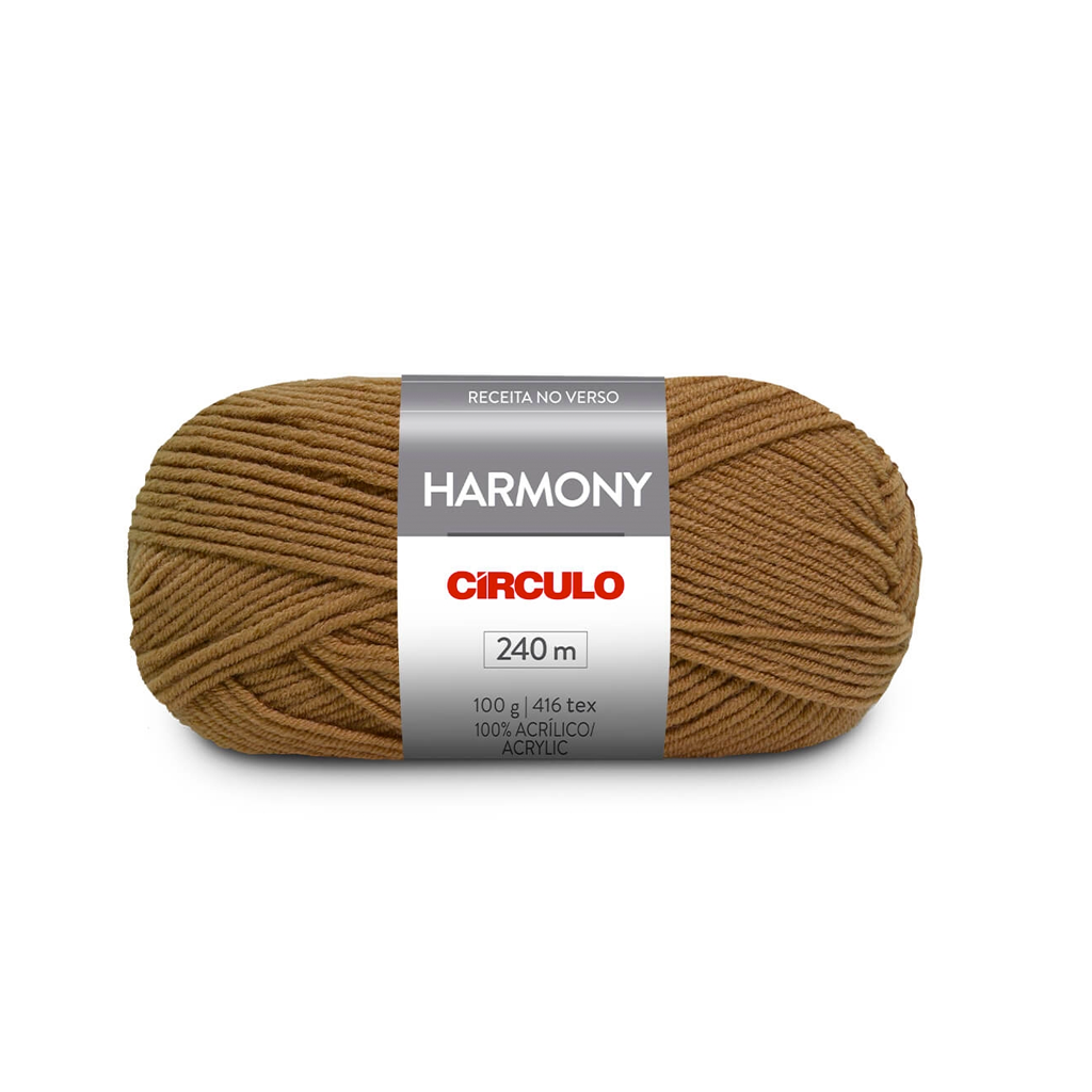 fio la harmony circulo 100g 7625 castanha