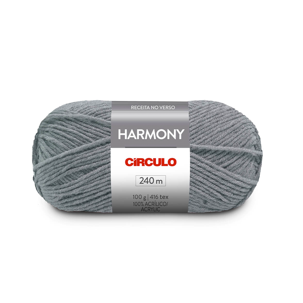 fio la harmony circulo 100g 8473 aluminio