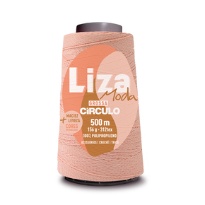 Fio Linha Liza Moda Grossa Círculo - 156g - 3193 - Concha