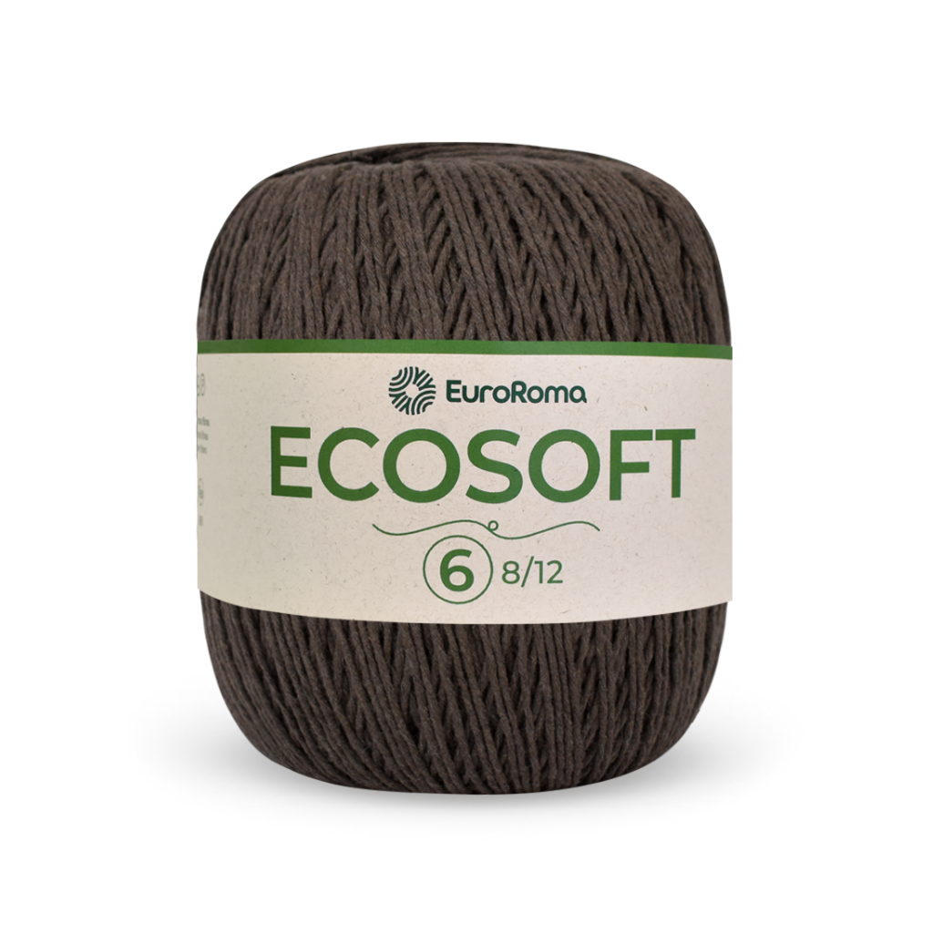 barbante ecosoft euroma 1100 marrom