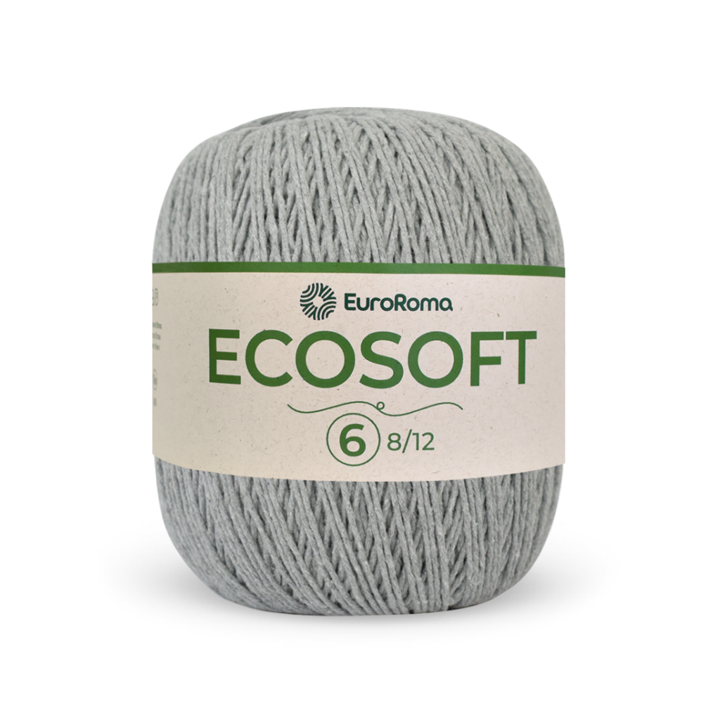 barbante ecosoft euroma 270 cinza