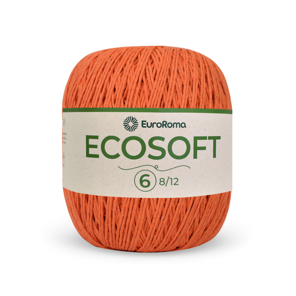 barbante ecosoft euroma 750 laranja