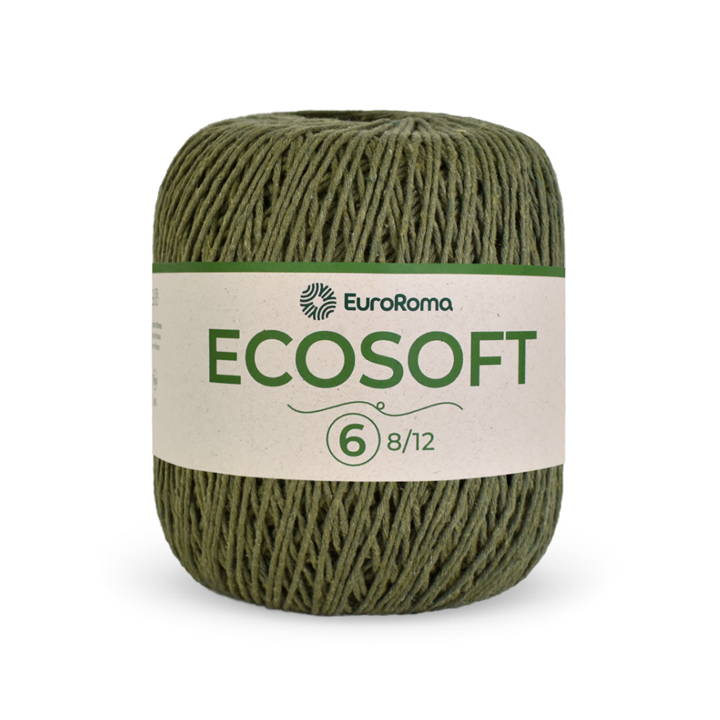 barbante ecosoft euroma 805 verde militar