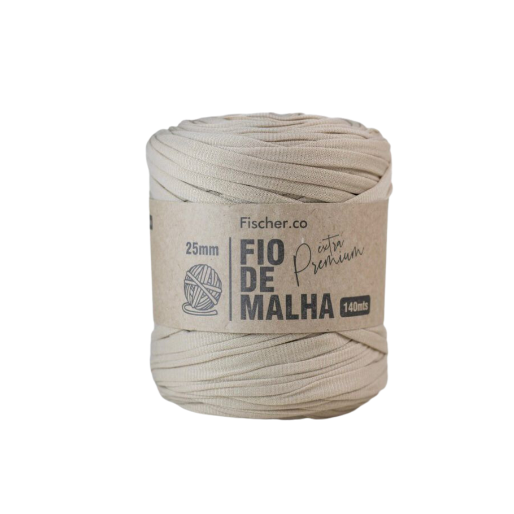fio de malha extra premium fischer bege 28