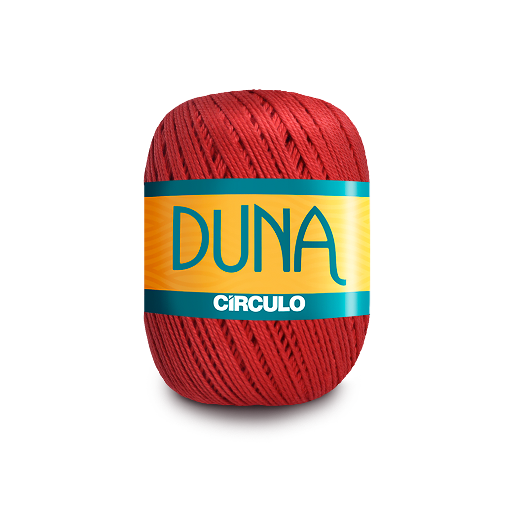 fio linha duna 3402 vermelho circulo
