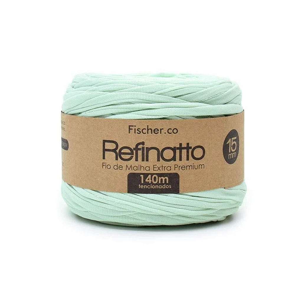 fio de malha refinatto fischer 1002 verde hortela