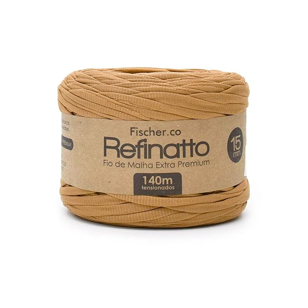 fio de malha refinatto fischer 1018 caramelo