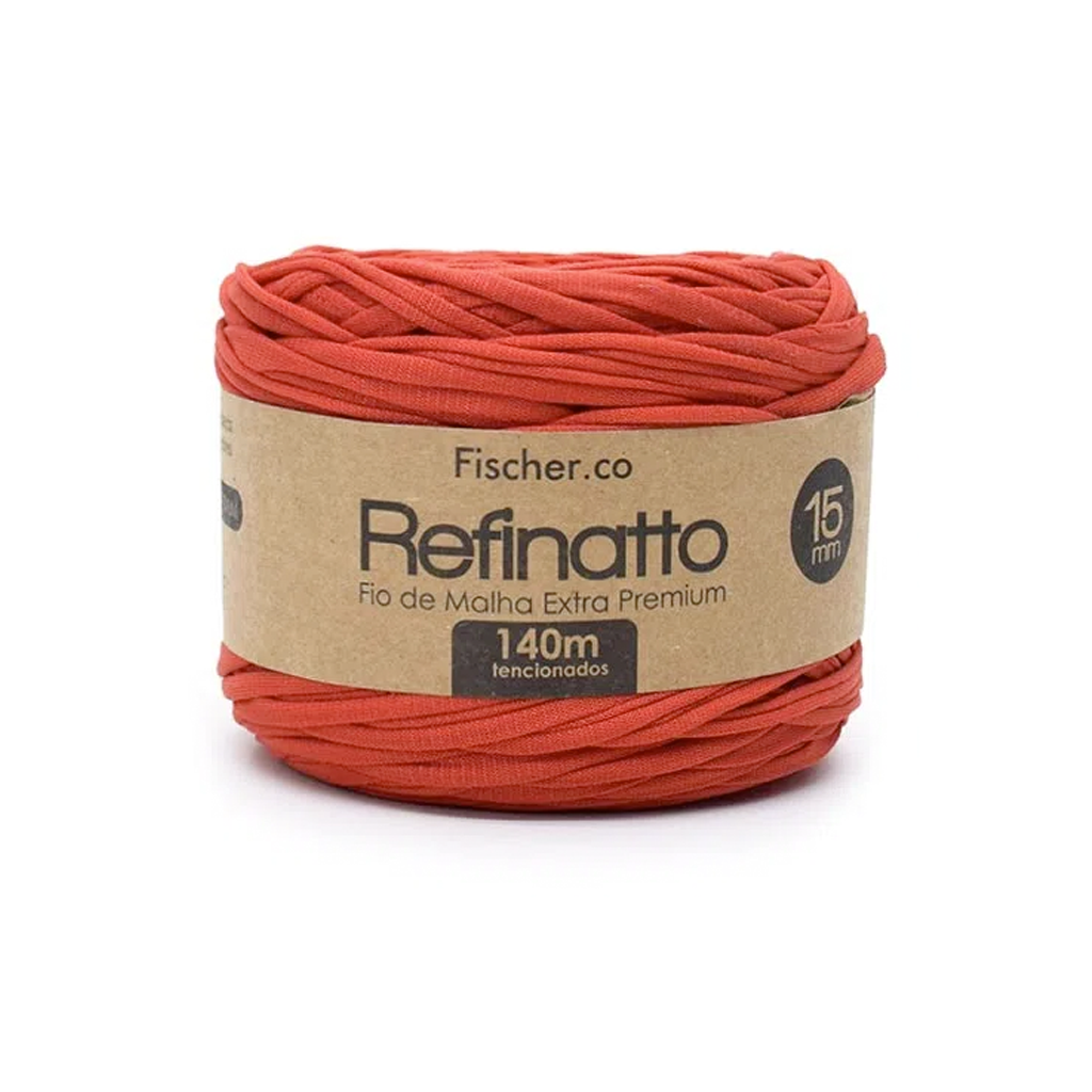 fio de malha refinatto fischer 1023 vermelho