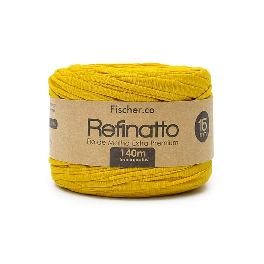 fio de malha refinatto fischer 1024 mostarda