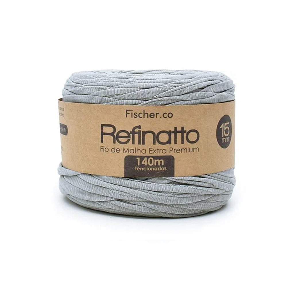 fio de malha refinatto fischer 1039 cinza aluminio