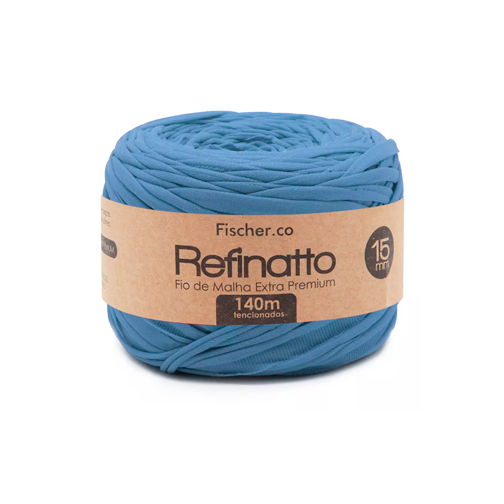 fio de malha refinatto fischer 1045 azul mar