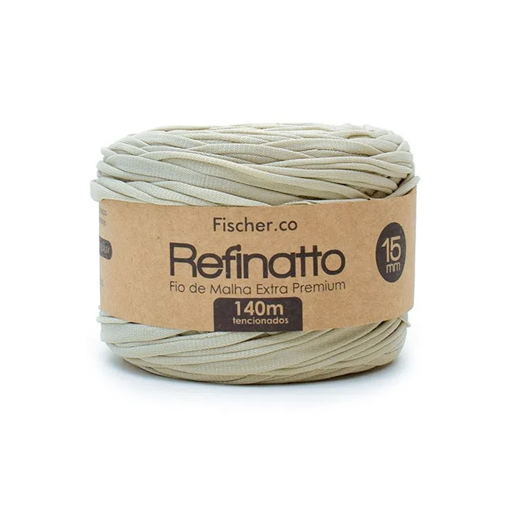 fio de malha refinatto fischer 1048 areia