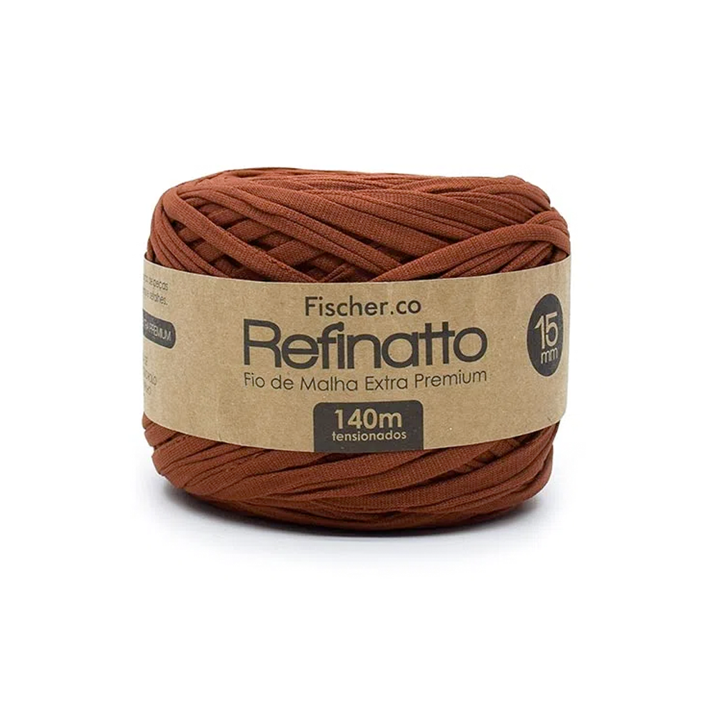 fio de malha refinatto fischer 1067 canela especial