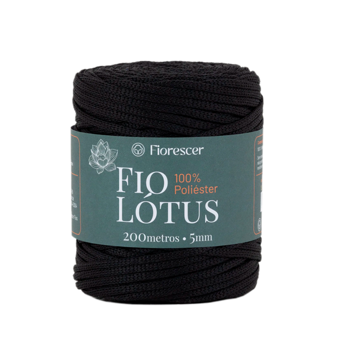 fio poliester lotus fiorescer 0510 preto