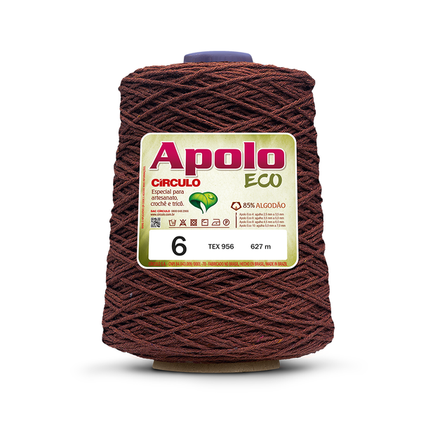 Barbante Apolo Eco Círculo 6 - 7496 - Telha