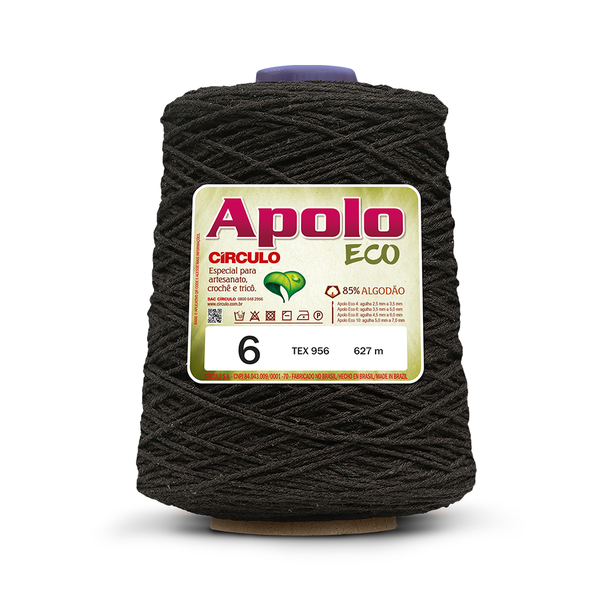 Barbante Apolo Eco Círculo 6 - 7311 - Tabaco