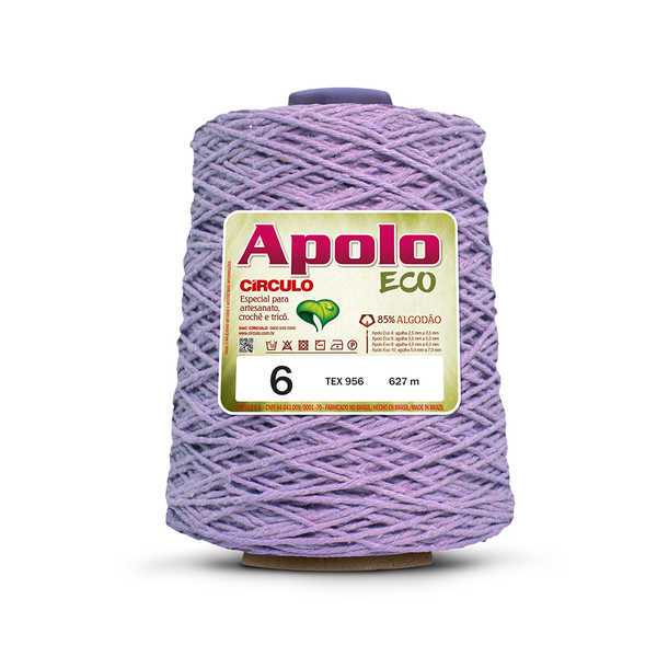 Barbante Apolo Círculo Número 6 - 600g (610 Metros) - 6057 - Lilás