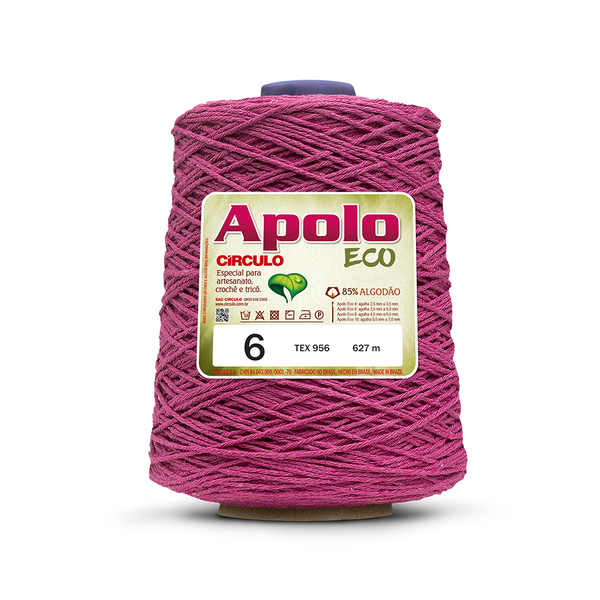Barbante Apolo Eco Círculo 6 - 3182 - Pitaya