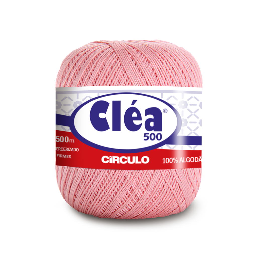 fio linha clea 500 3227 rosa antigo