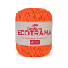 fio linha barbante ecotrama euroroma 200g 750 laranja