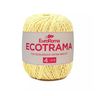 fio linha barbante ecotrama euroroma 200g 400 amarelo bebe