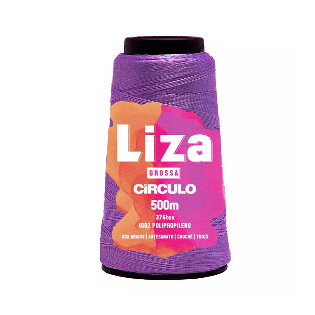 fio linha liza grossa circulo 6331 ametista