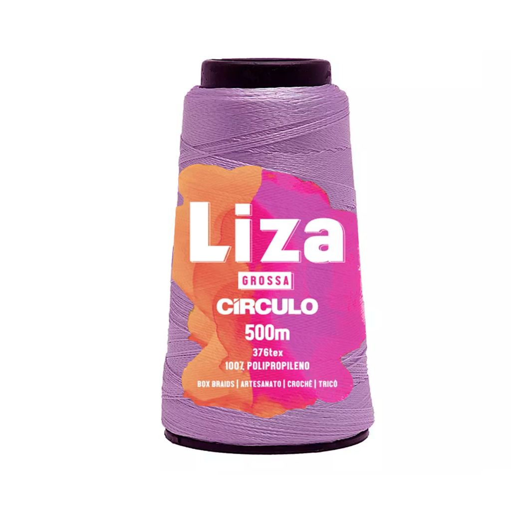 fio linha liza grossa circulo 6402 lirio