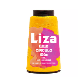 Fio Linha Liza Grossa Círculo - 187g 1198 - Manteiga