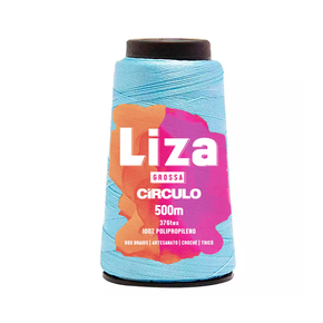 Fio Linha Liza Grossa Círculo - 187g 2151 - Céu