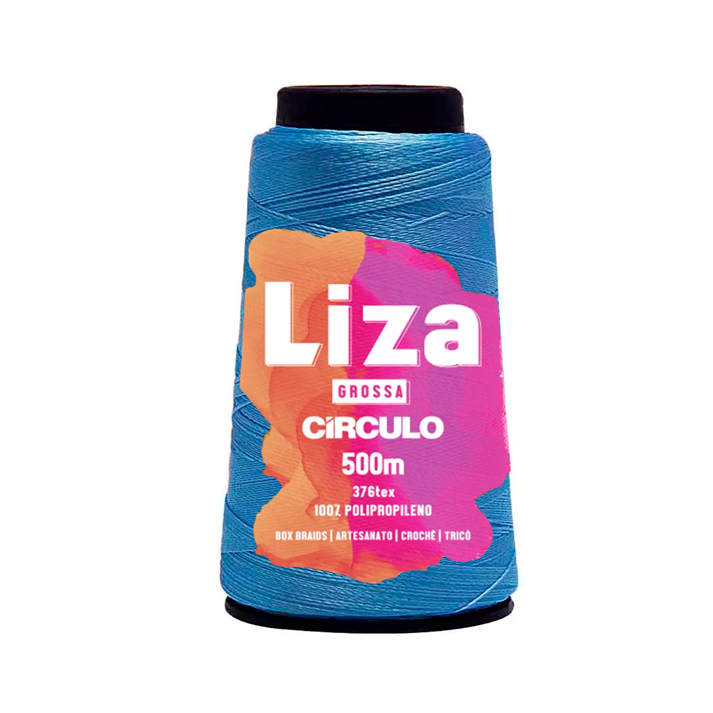 fio linha liza grossa circulo 2500 acqua