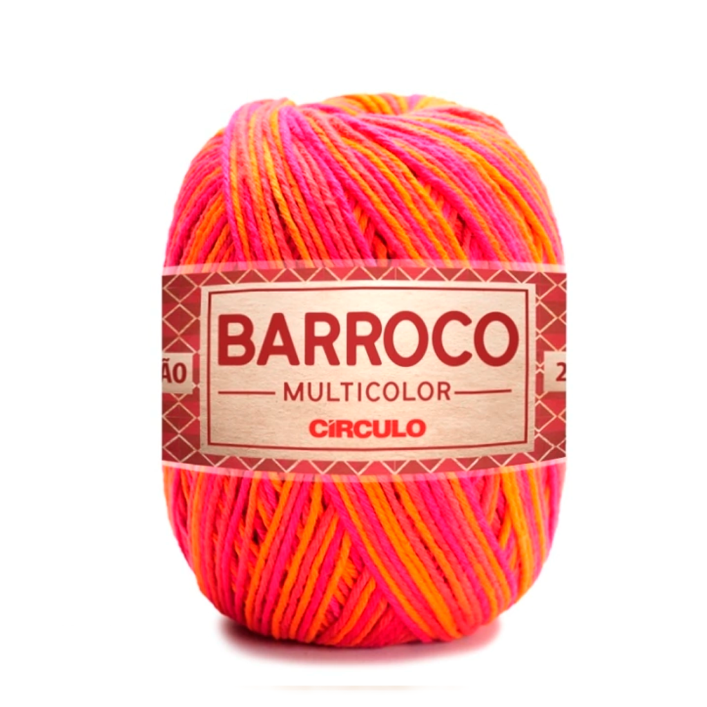 fio linha barroco multicolor circulo 9484 verao