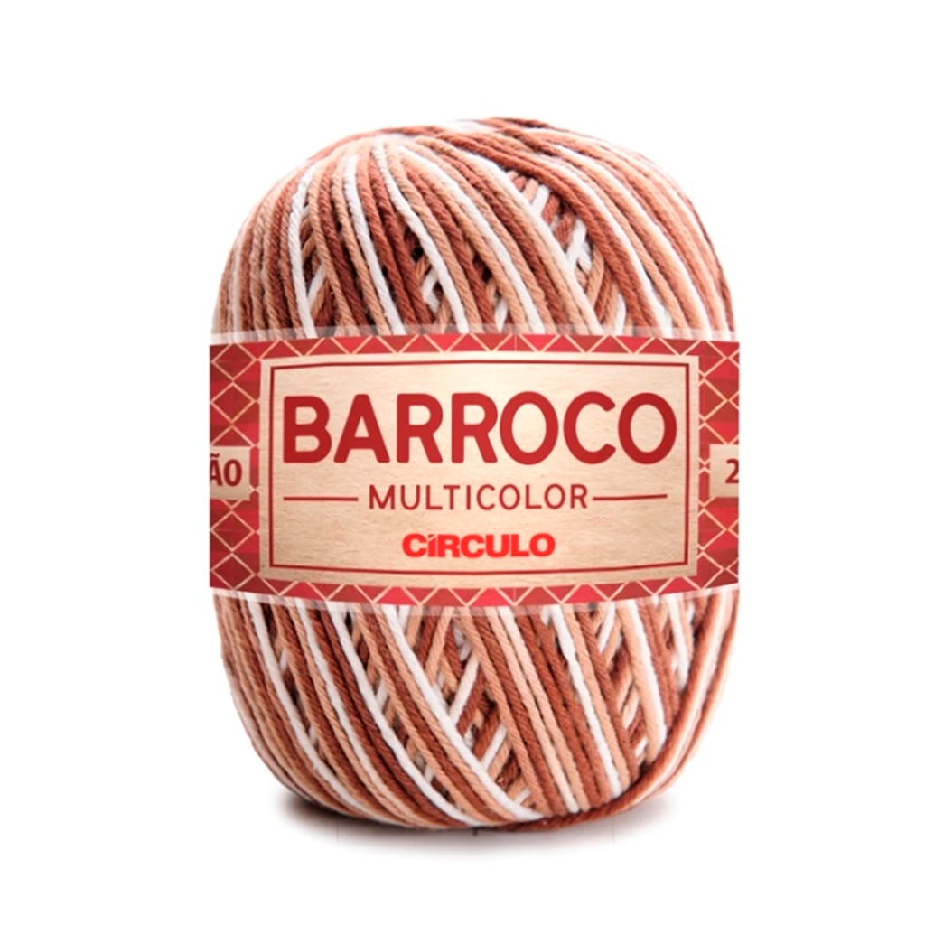 fio linha barroco multicolor circulo 9687 caravela