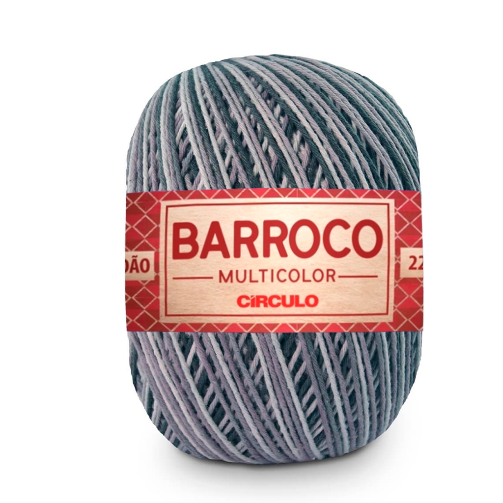 fio linha barroco multicolor circulo 9794 patativa