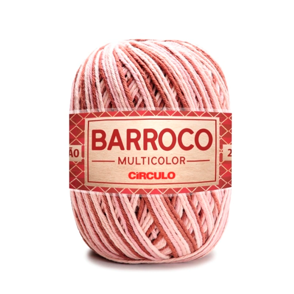 fio linha barroco multicolor circulo 9360 cafe