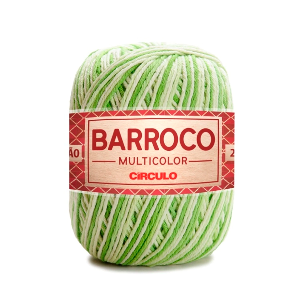 fio linha barroco multicolor circulo 9384 greenery