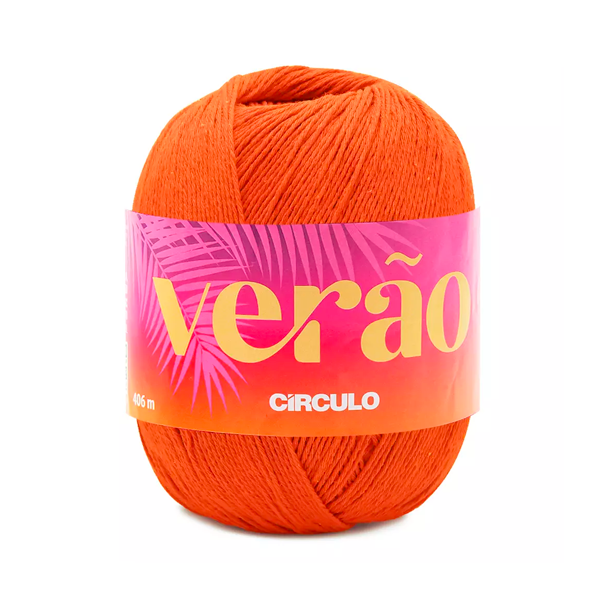 fio linha verao 4445 tangerina