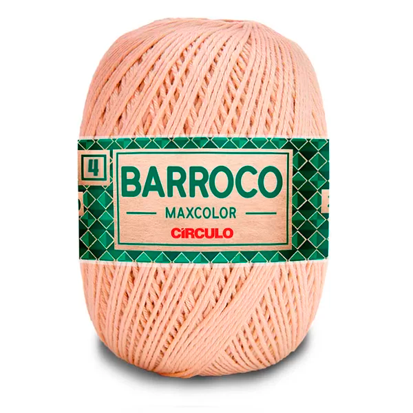 Fio Linha Barroco Maxcolor - no. 4 - 200g - 4224 - Peach Fuzz