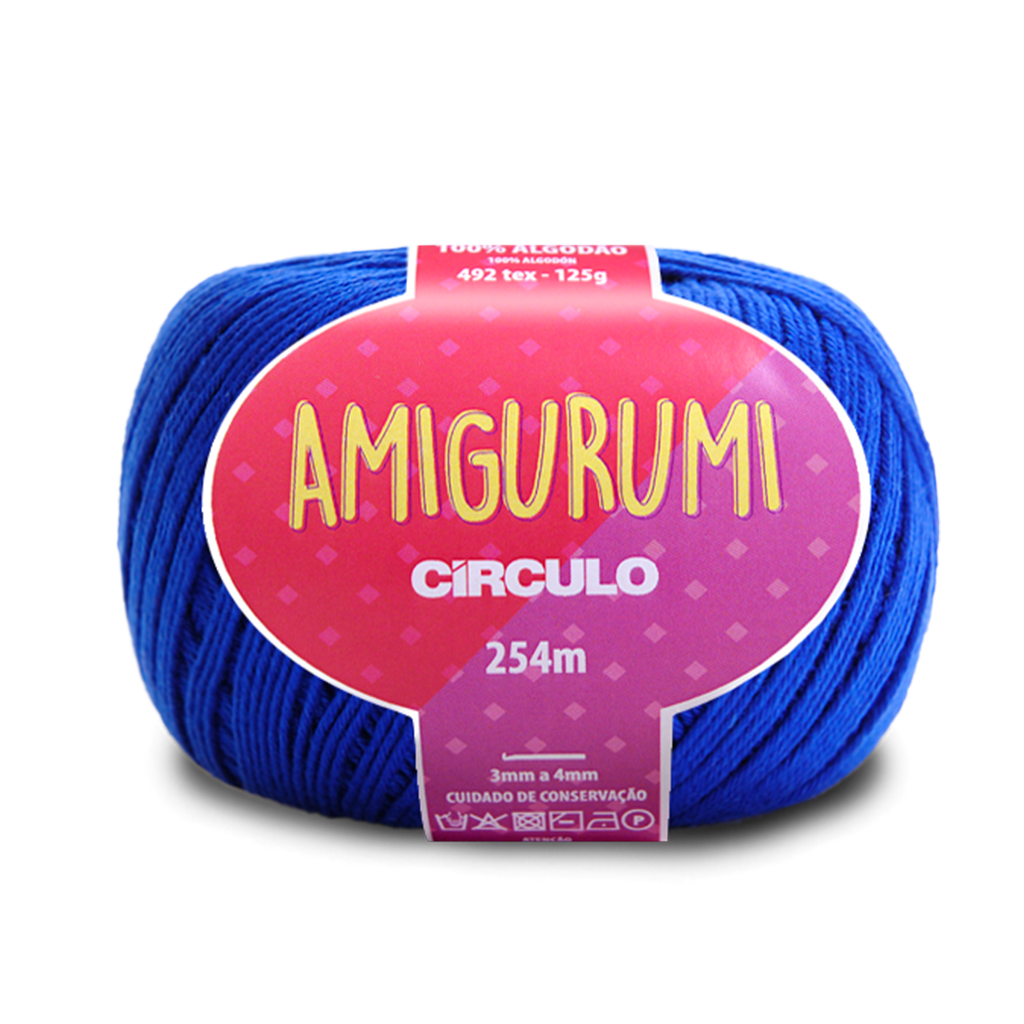 fio amigurumi circulo 2829 azul bic