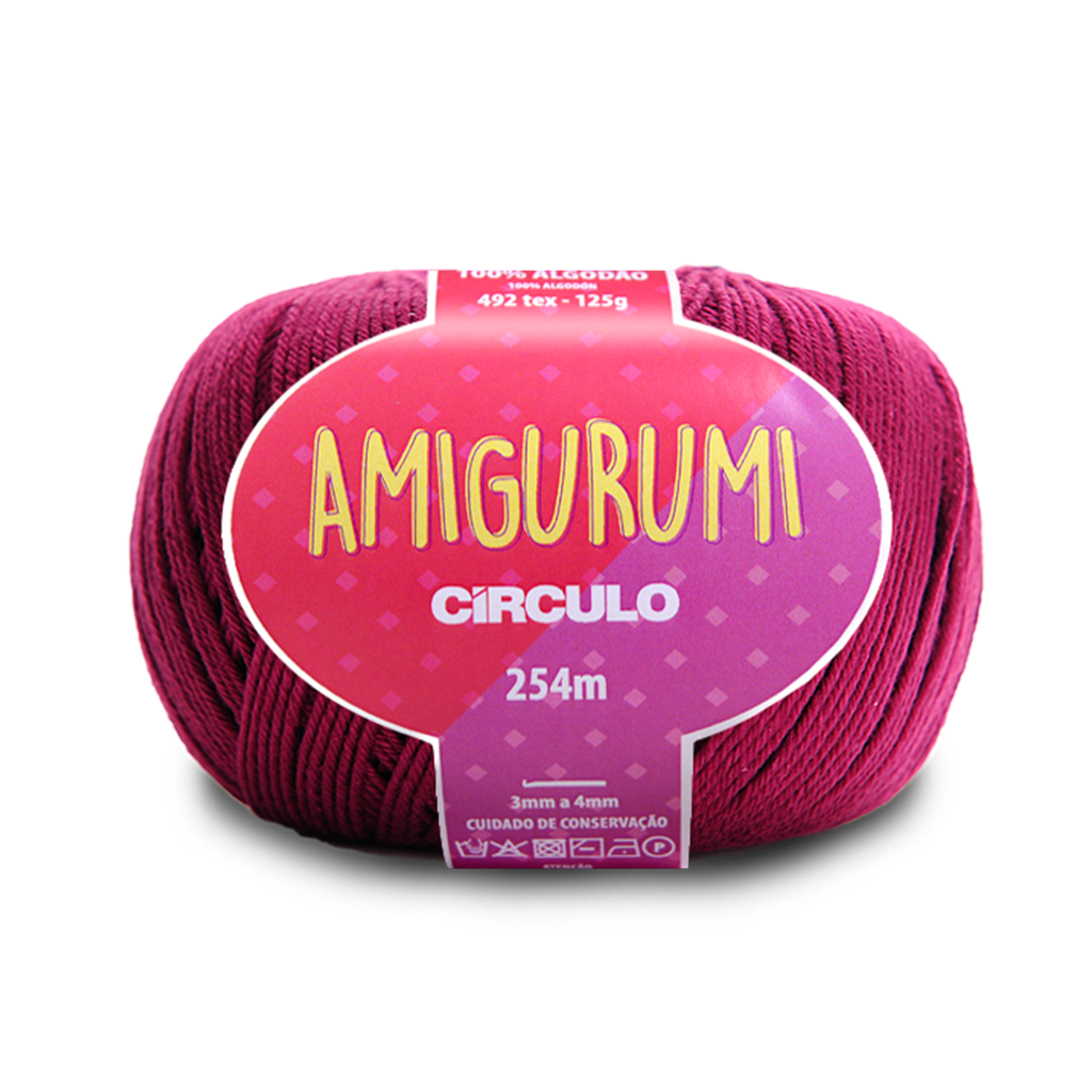 fio amigurumi circulo 3154 vinho