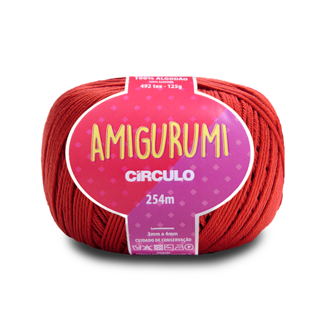 fio amigurumi circulo 3583 cereja