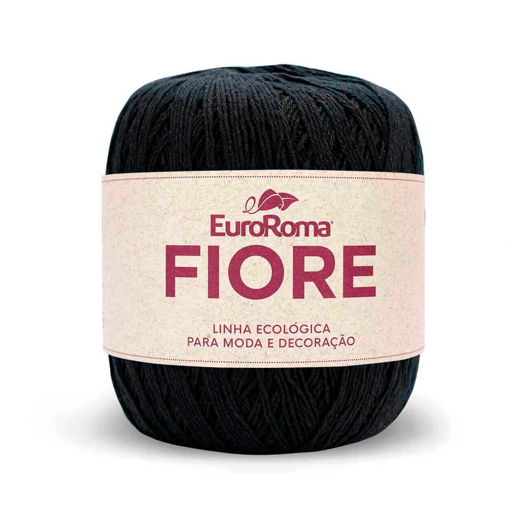 fio linha euroroma fiore 250 preto